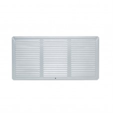 200 x 400mm Grey Aluminium Eave Vent Twin Pack