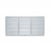 200 x 400mm Grey Aluminium Eave Vent Twin Pack