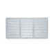 200 x 400mm Grey Aluminium Eave Vent Twin Pack