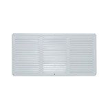 200 x 400mm White Steel Eave Vent Twin Pack