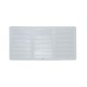 200 x 400mm White Steel Eave Vent Twin Pack