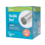 3m Flexible Aluminium Foil Duct 150mm