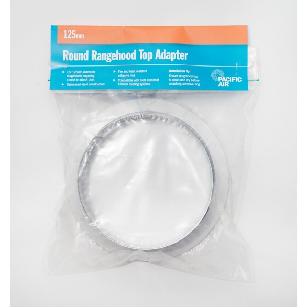 Pacific Air 125mm Rangehood Venting Kit for Wall or Eave 