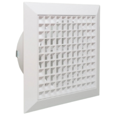 Plastic Snap In Egg Crate Grille 150mm